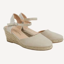 Brave Soul Damen Berry Wedge Sandalen Braun