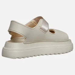 Brave Soul Damen klobige Knöchelriemen Sandalen Cream