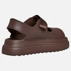 Brave Soul Damen klobige Knöchelriemen Sandalen Mocha