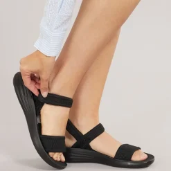 Brave Soul Damen Nova Sandalen Schwarz