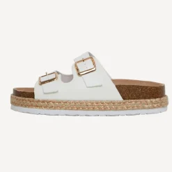 Brave Soul Damen Pantha Sandalen Weiß