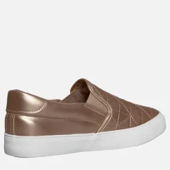 Brave Soul Damen Stern Stepp Leicht Anziehbar Sneaker Rose Gold Metallic