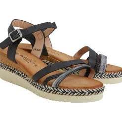 Brave Soul Damen Wedge Sandalen       Mehrfarbig