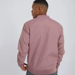 Brave Soul Herren Bomberjacke Sanjay Pink