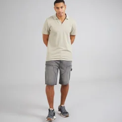 Brave Soul Herren Cadby Kurzarm Polohemden Braun