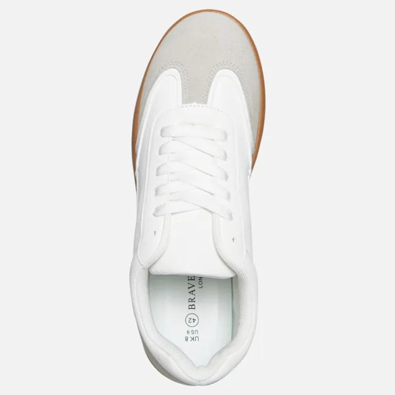Brave Soul Herren Cisco Turnschuhe Weiß