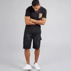 Brave Soul Herren Joiner Locker geschnittene Zimmermann Shorts Charc