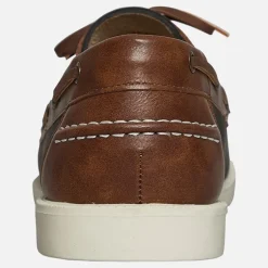 Brave Soul Herren Kabinen Deck Schuhe Navy/Tan