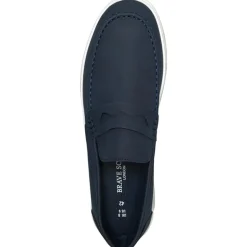 Brave Soul Herren Lisbon Loafer Marineblau