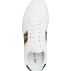 Brave Soul Herren Louie Eagle PU Pumps Weiß / Grün / Gold