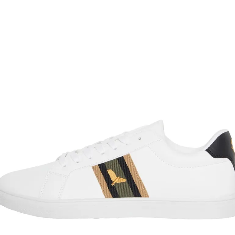 Brave Soul Herren Louie Eagle PU Pumps Weiß / Grün / Gold