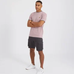 Brave Soul Herren Riverwood Cargoshorts Dunkelblau