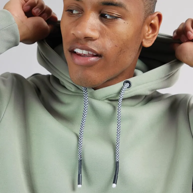 Brave Soul Herren Zoid Kapuzenpullover Minral Grün