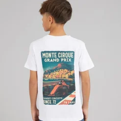Brave Soul Junge Meyan T-Shirt Optik Weiß/Mehrfarbig