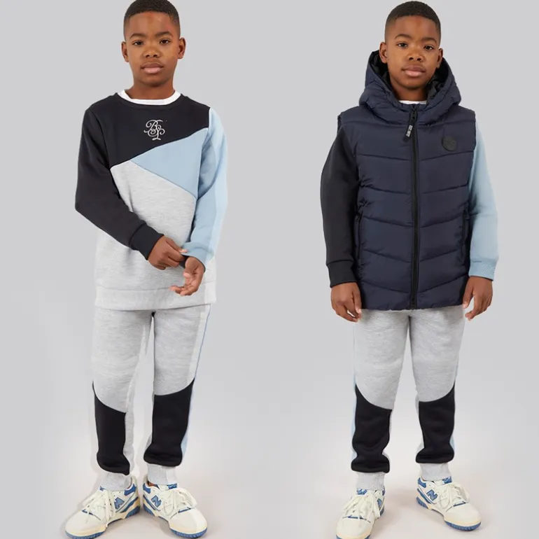 Brave Soul Junge Trainingsanzug und Weste Set Multi