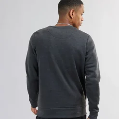 Brave Soul Sweatshirt Herren Dunkelgrau Melange