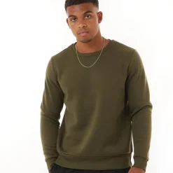 Brave Soul Sweatshirt Herren Retina Khaki