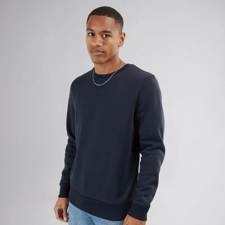 Brave Soul Sweatshirt mit Rundhalsausschnitt Marine Herren