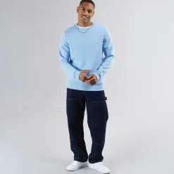 Brave Soul Sweatshirt mit Rundhalsausschnitt Herren Arktisblau