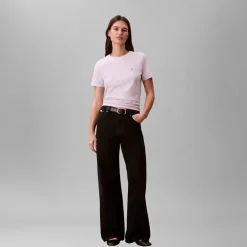 Calvin Klein Jeans Damen Monogram T Shirt Island Lilac
