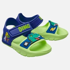 Character Junge Dinosaurier Knöchelriemen Sandalen Grün