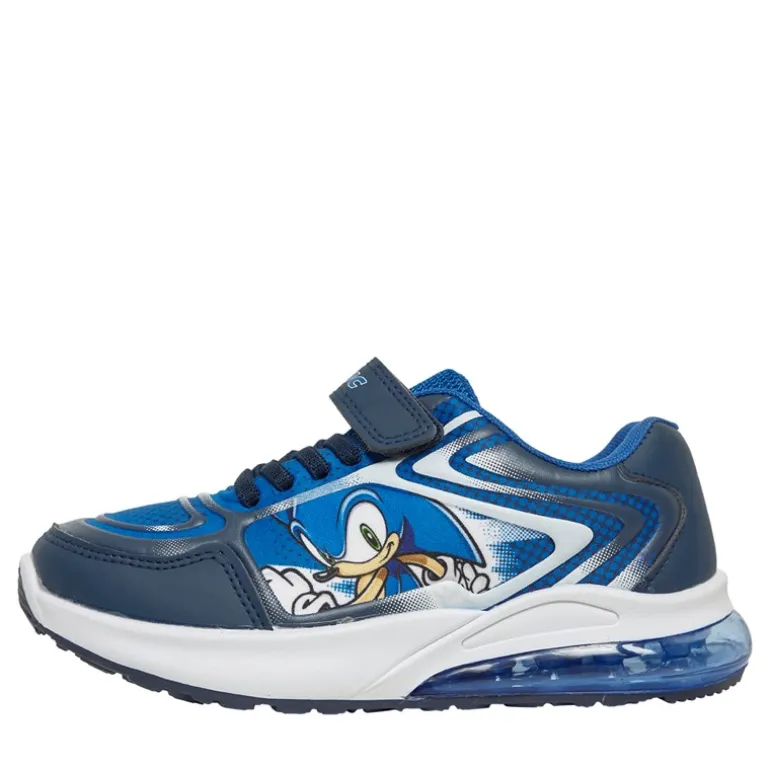 Character Junge Sonic Prägung Lichter Sneaker Blau/Mehrfarbig