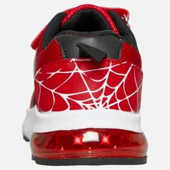 Character Junge Spiderman Augen Leuchten Sneaker Rot