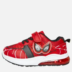 Character Junge Spiderman Augen Leuchten Sneaker Rot