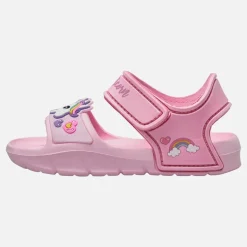 Character Mädchen Einhorn Knöchel Riemen Sandalen Rosa
