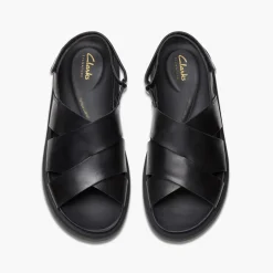 Clarks Damen Aristella Sun D-Fit Sandalen Schwarz