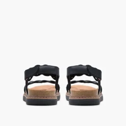 Clarks Damen Arwell Glide D-Fit Sandalen Schwarz