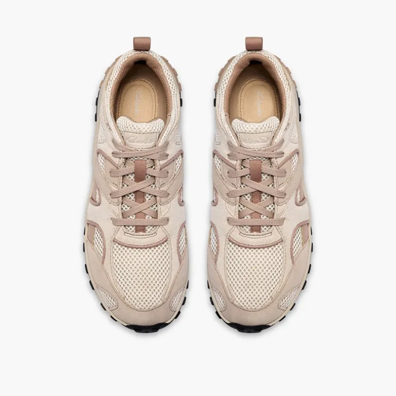 Clarks Damen ATL Trek Mesh wasserdichte Turnschuhe Sand Combi
