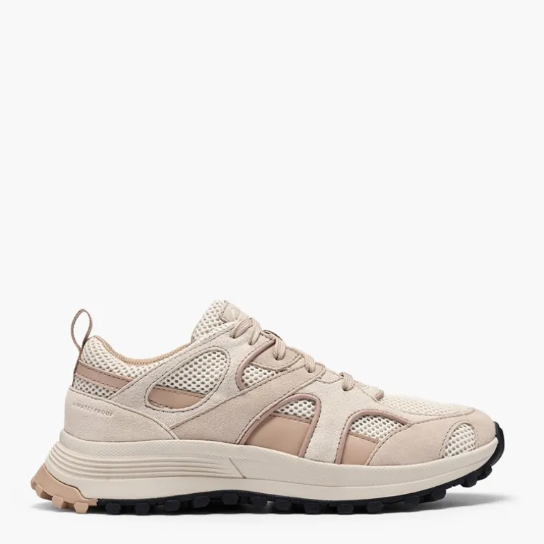Clarks Damen ATL Trek Mesh wasserdichte Turnschuhe Sand Combi