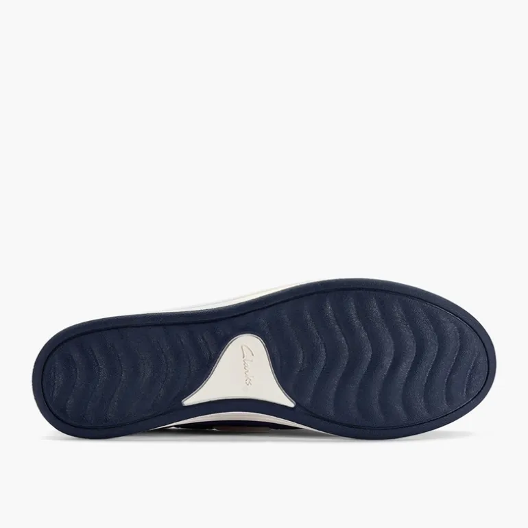Clarks Damen Brinkley Edge Bootsschuhe Navy Canvas