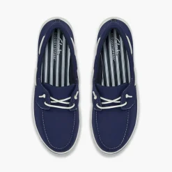 Clarks Damen Brinkley Edge Bootsschuhe Navy Canvas