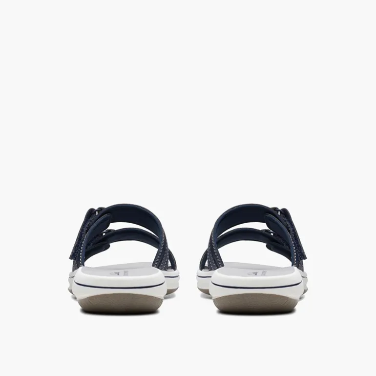 Clarks Damen Brinkley Piper Sandalen Navy