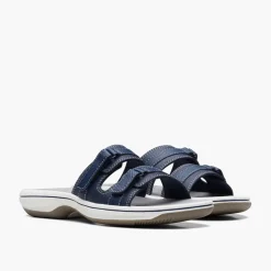 Clarks Damen Brinkley Piper Sandalen Navy