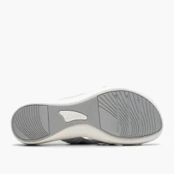 Clarks Damen Brinkley Rae Ava Sandalen Light Grey
