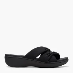 Clarks Damen Brinkley Rae Ava Sandalen Schwarz/Schwarz