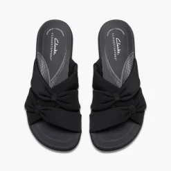 Clarks Damen Brinkley Rae Ava Sandalen Schwarz/Schwarz