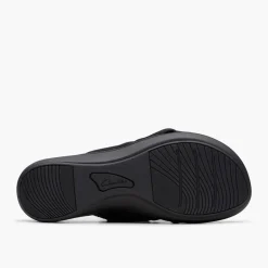 Clarks Damen Brinkley Rae Ava Sandalen Schwarz/Schwarz