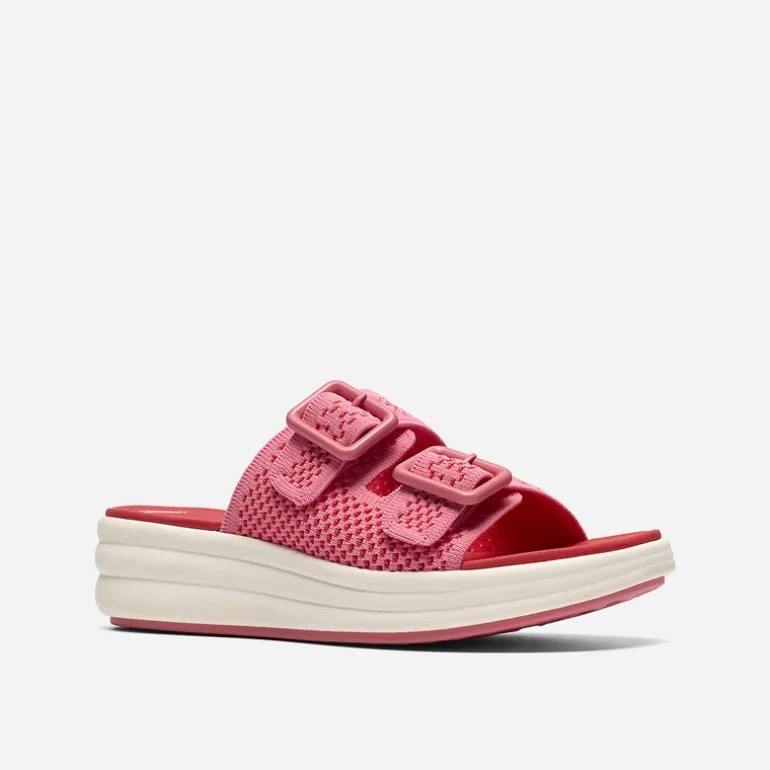 Clarks Damen Drift Faye Sandalen Rosa