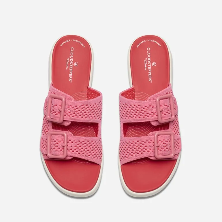 Clarks Damen Drift Faye Sandalen Rosa