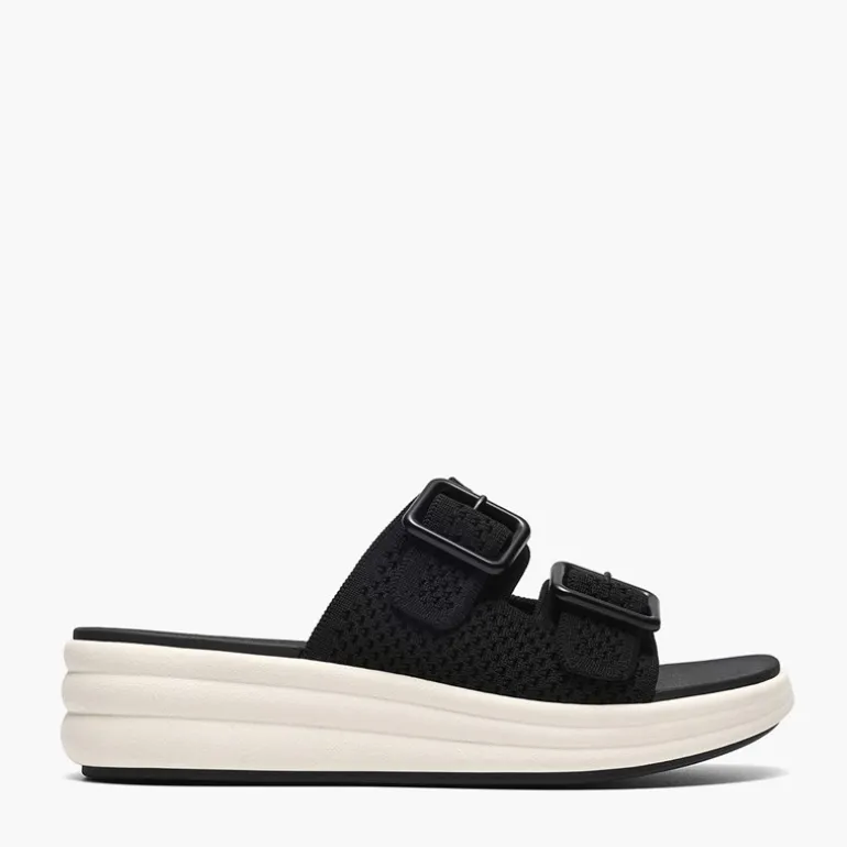 Clarks Damen Drift Faye Sandalen Schwarz