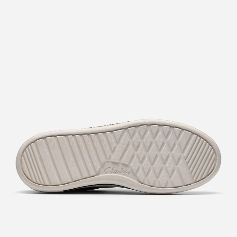 Clarks Damen Hollyrose Reißverschluss Turnschuhe Black Leather