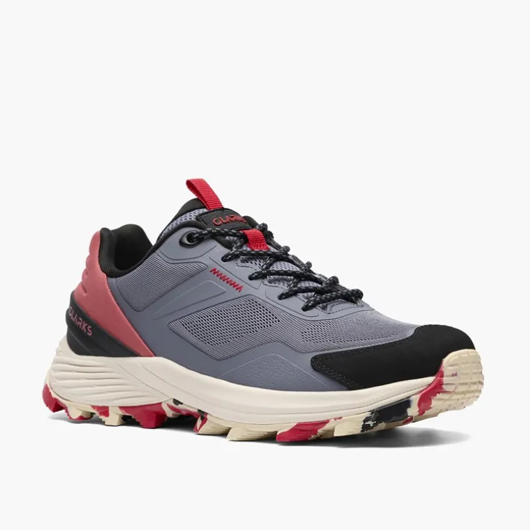Clarks Damen Laila Trail Turnschuhe Blue Combi
