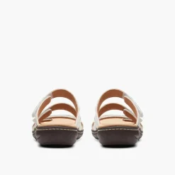 Clarks Damen Laurieann Cove D-Fit Sandalen Weiß