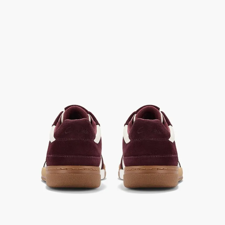 Clarks Damen Maseri Walk Trainingsschuhe Burgundy Combi