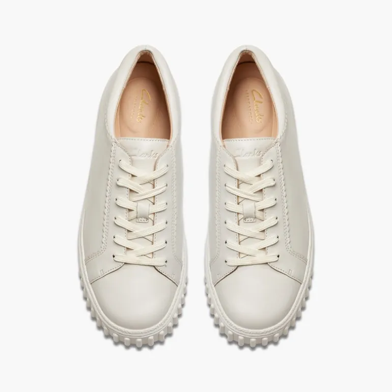 Clarks Damen Mayhill Walk D Passform Sneaker Off White