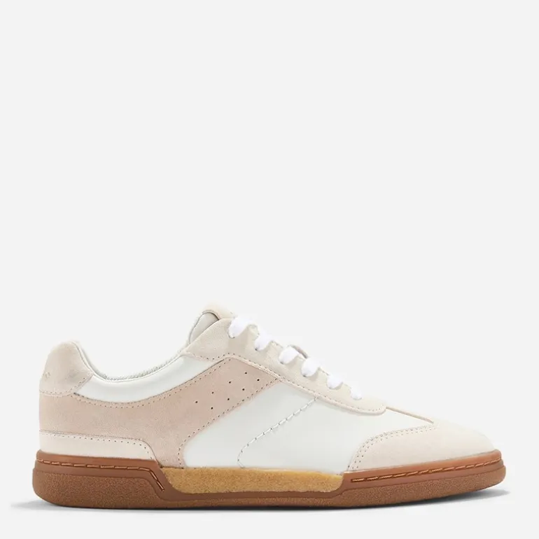 Clarks Damen Mayhill Walk Turnschuhe White Combi